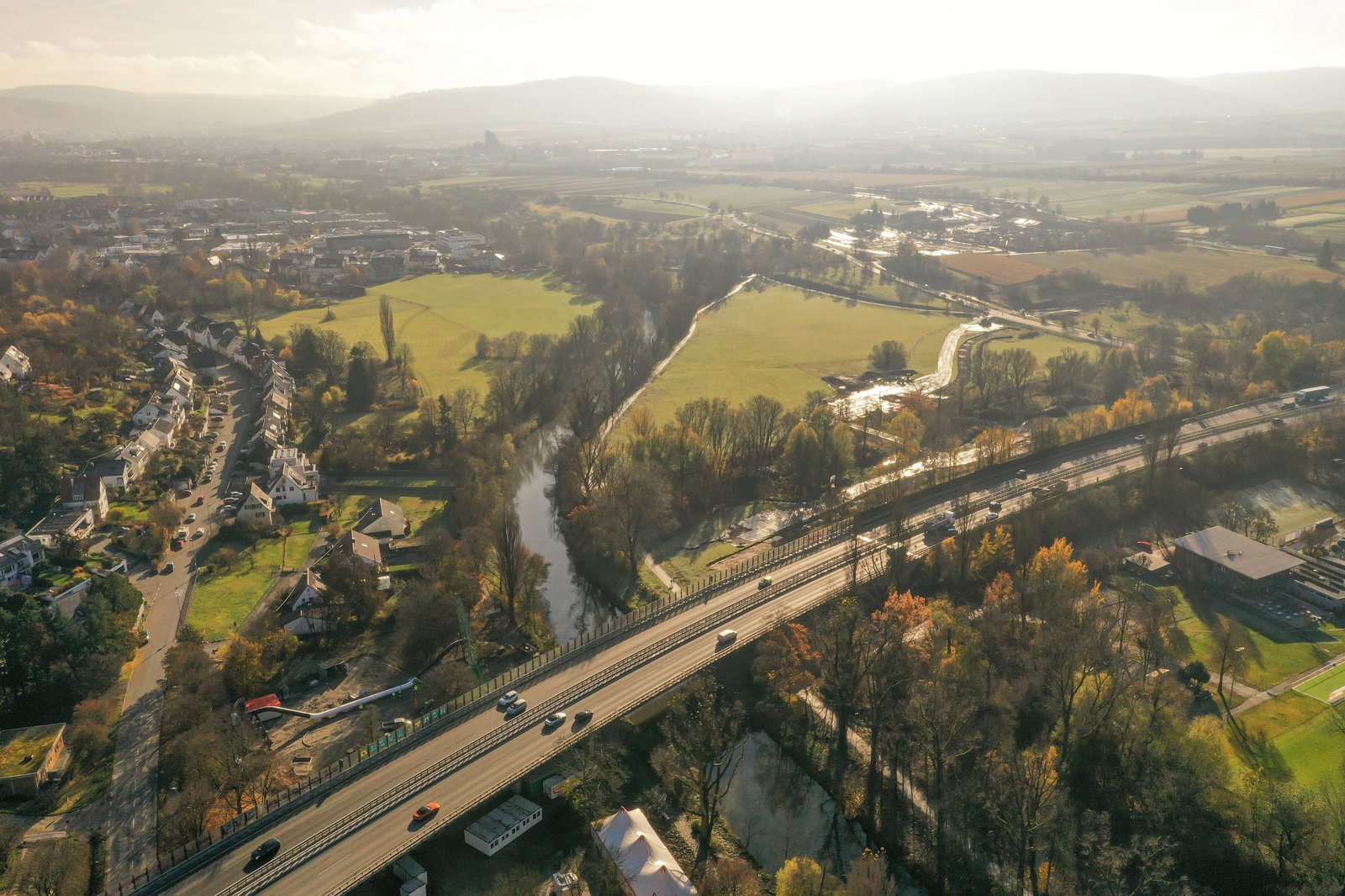 Luftbild von der Rems