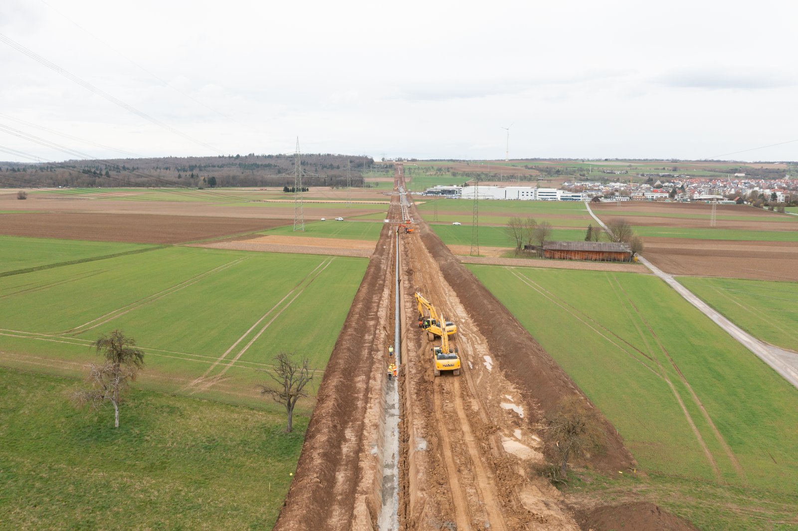 Die SEL wächst weiter: Leitungsbau von Löchgau bis Esslingen a. N.