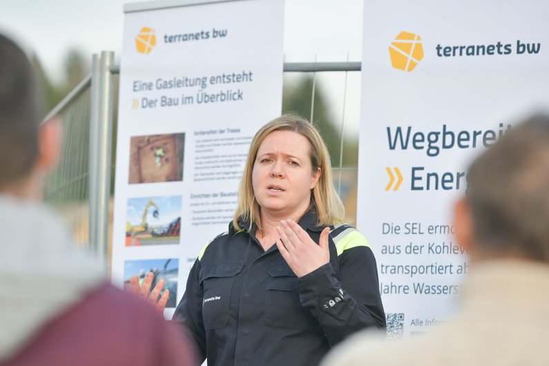 terranets bw gibt Kommunen Einblicke in den Bau der SEL.