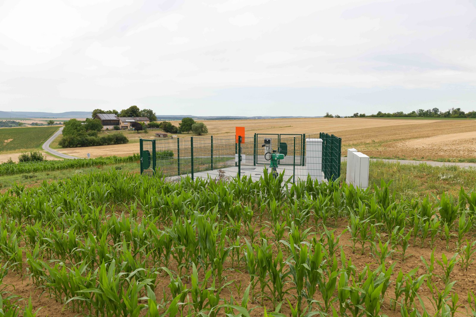Eine Armaturengruppe in Betrieb