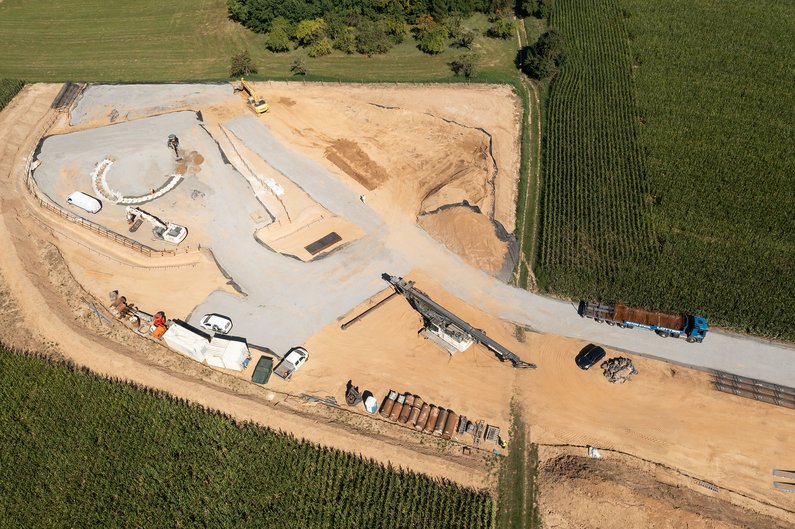 terranets SEL: Trassenbau zwischen Hüffenhardt und Leimen