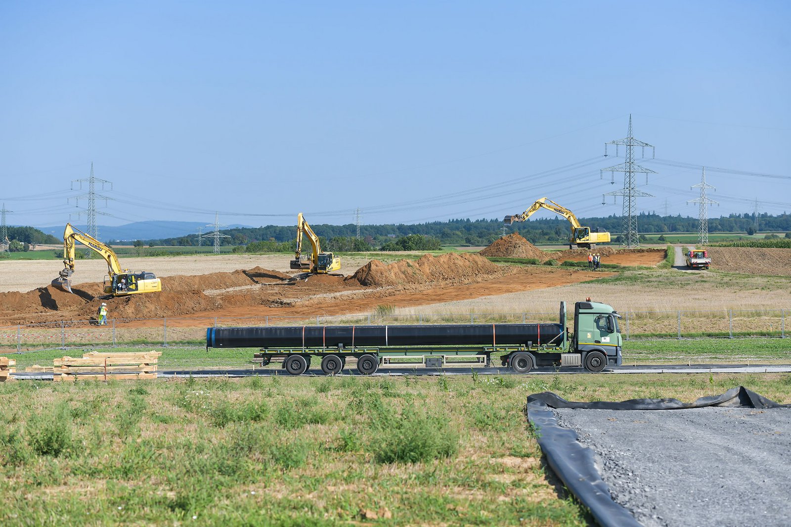 terranets SEL: Baulogistik der SEL von Heidelberg bis Heilbronn 