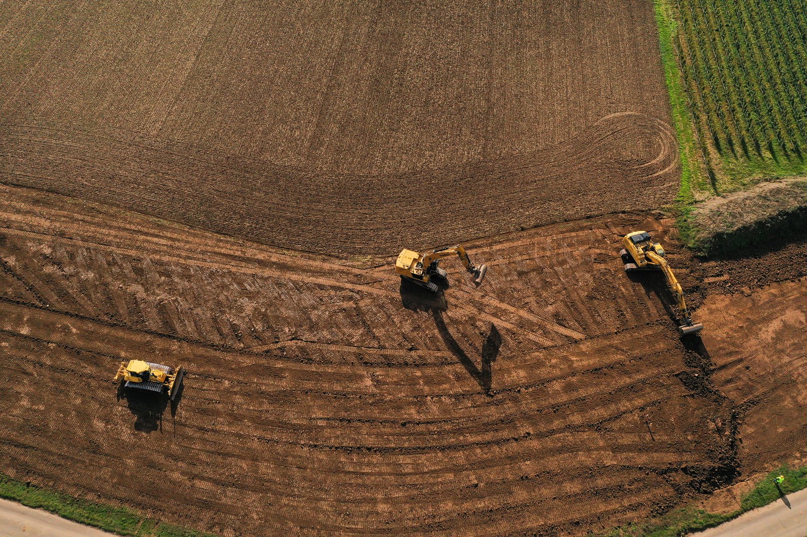 Landwirtschaftliche Nutzflächen nach Verlegung der SEL von Heilbronn bis Löchgau sind vollständig wiederhergestellt