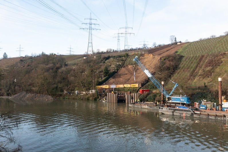 Bild von der Ostseite des Neckar