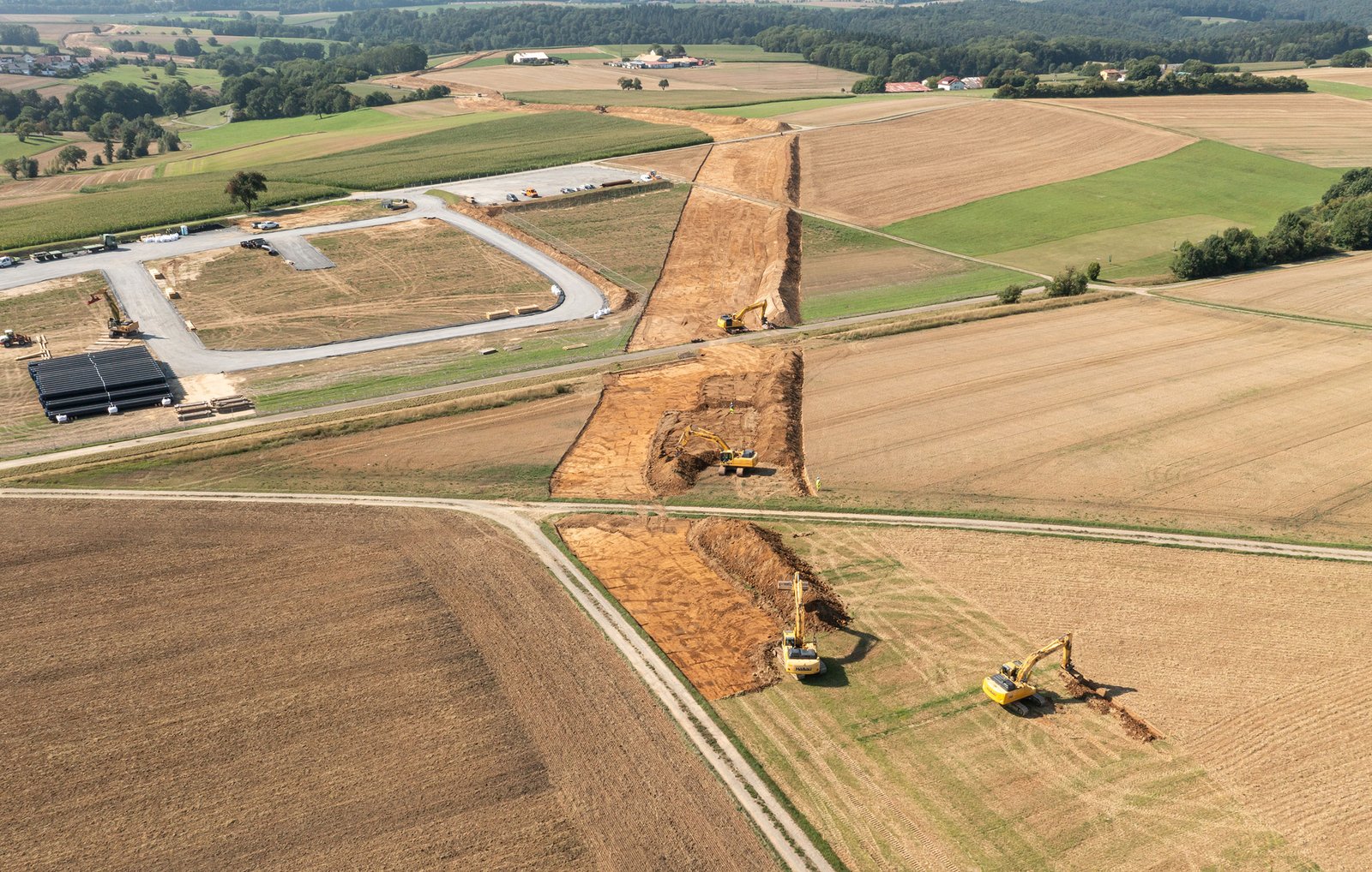 terranets SEL: Baumaßnahmen entlang der Trasse 