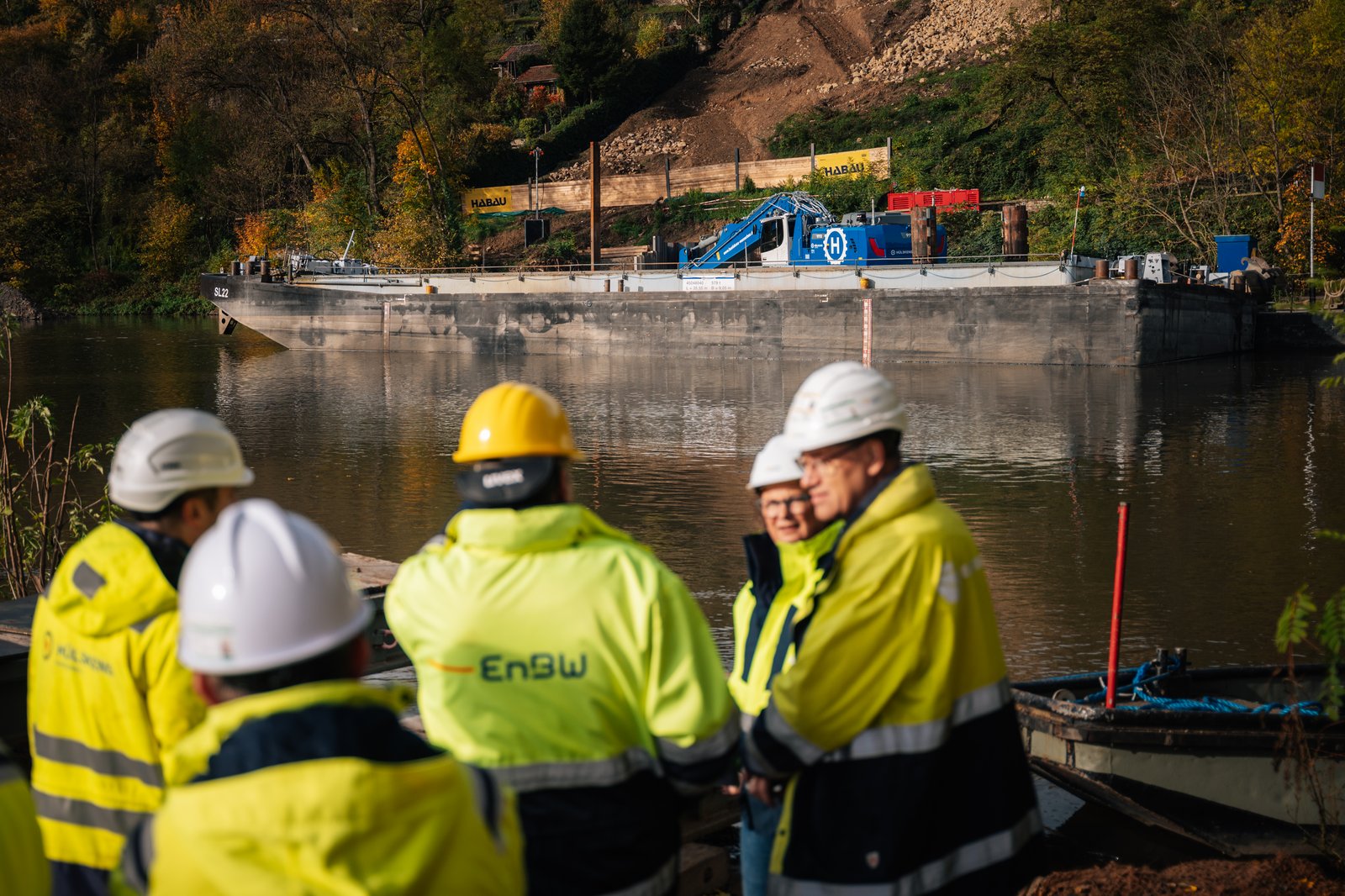 Unterwegs entlang der SEL mit dem EnBW-Vorstandsvorsitzenden 