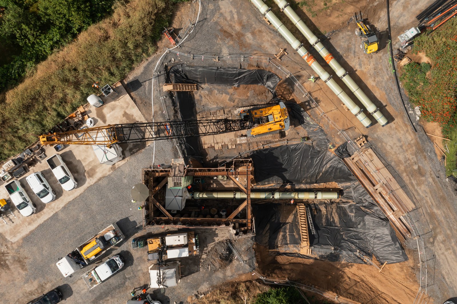 Großer Etappenerfolg an der SEL: Alle Tunnelbohrmaschinen sind angekommen