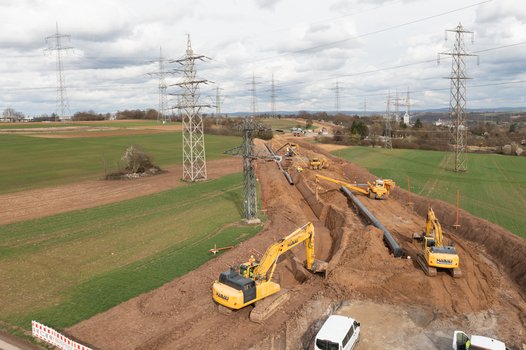 Die SEL wächst weiter: Leitungsbau von Löchgau bis Esslingen a. N.