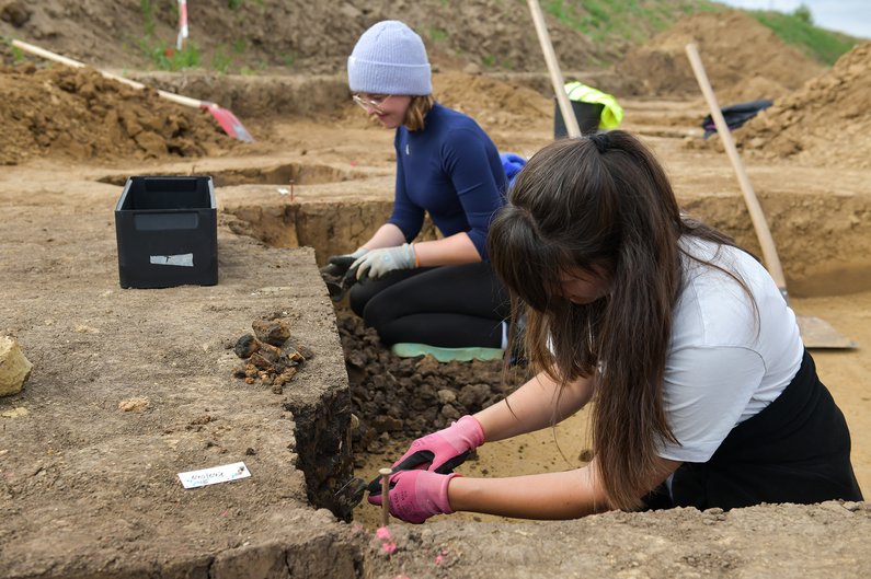 Vor dem Bau der SEL: Weitere archäologische Entdeckungen